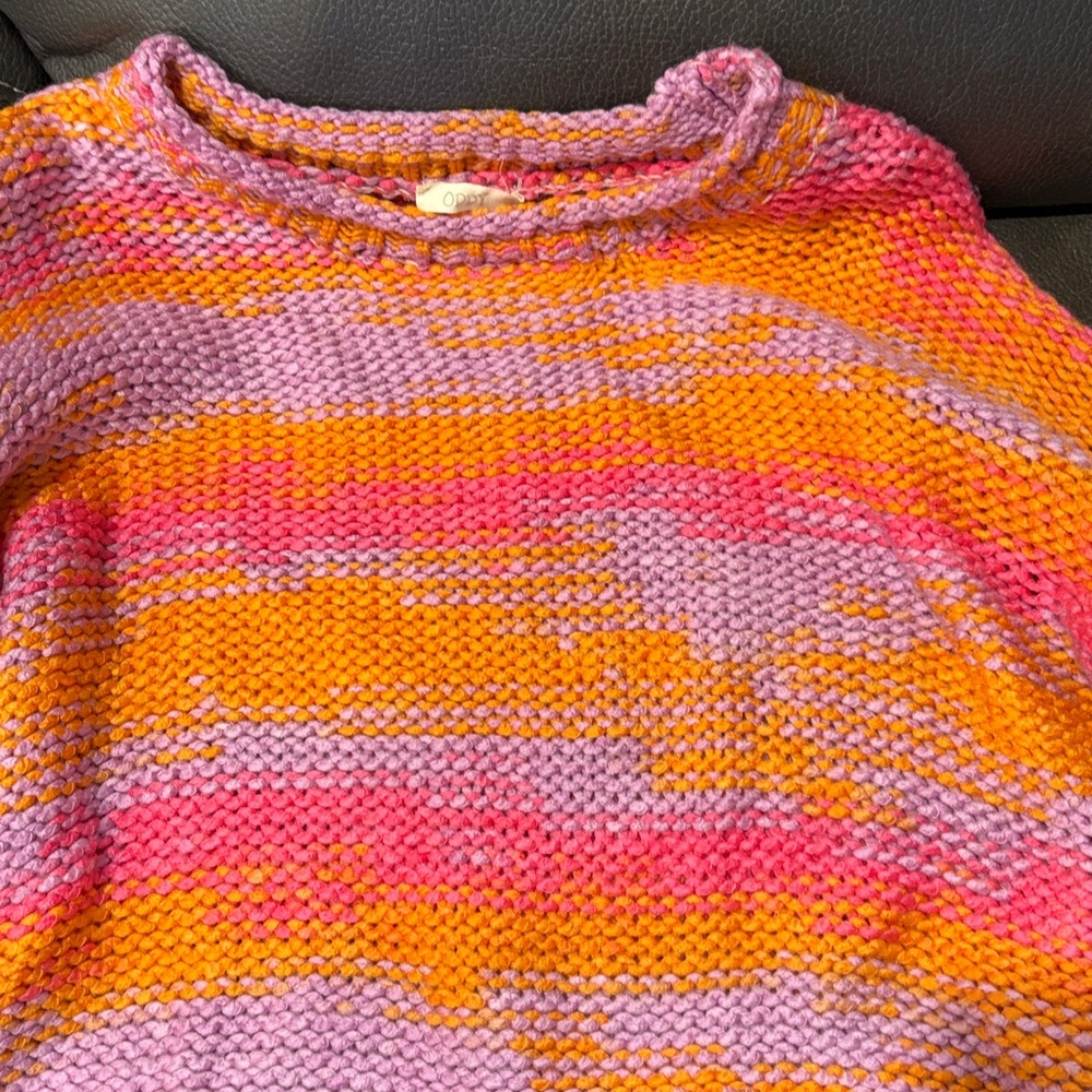 Oddy multi color pullover sweater NWOT - Picture 2 of 7